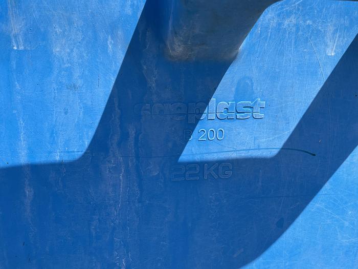 Used SaePlast Plastic Dump Buggy - Cart