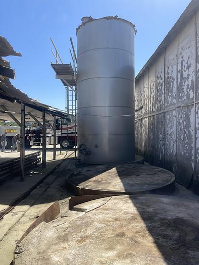 Used 9,700 gallon Stainless Steel Storage Tanks (Two identical)