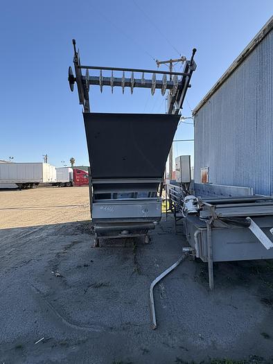 Used Stainless Steel Wash Tank 48" W x 14' L x 45" D