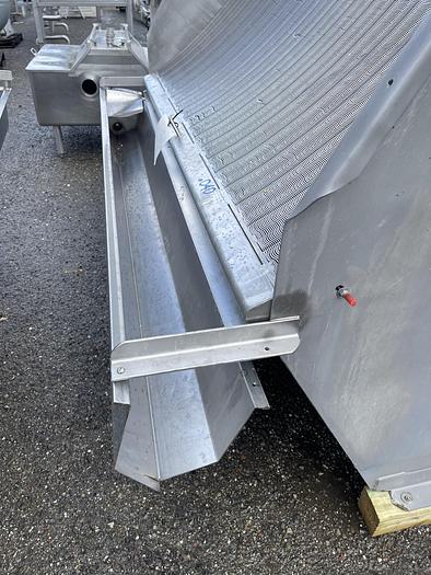 Used HYCOR 60" x 72" x 72"Stainless Steel Wastewater Stationary Screen