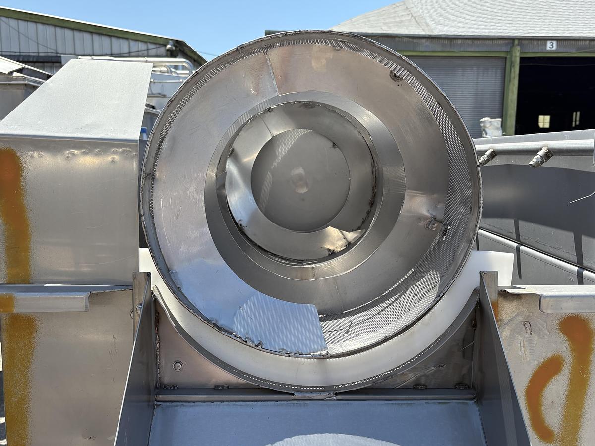 Used Rotary Reclaim Wastewater Reel & Tank