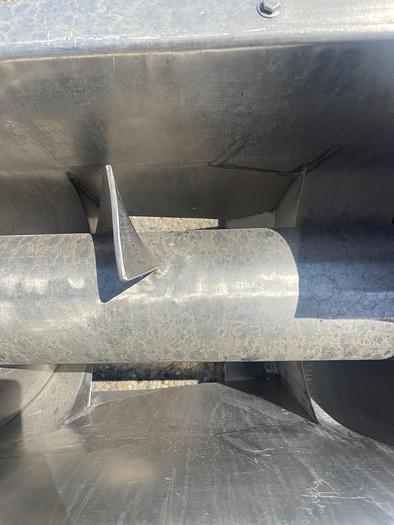 Used 21' Long x 14" Diameter Auger Screw Conveyor