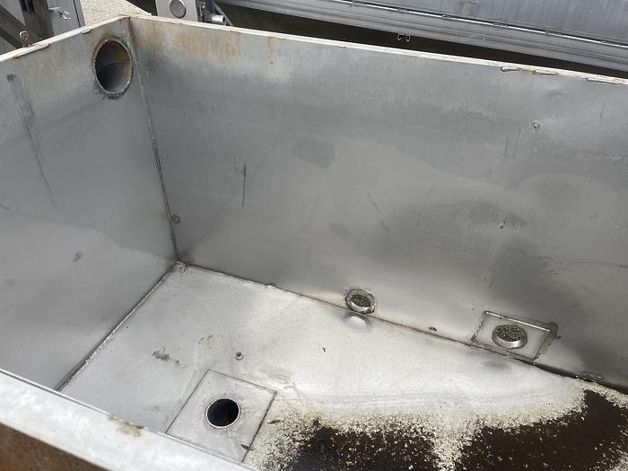 Used 800 Gallon Rectangular Stainless Steel Tank #3131