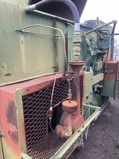 Used Trane Gas Fired Burner Cabinet For Dryer