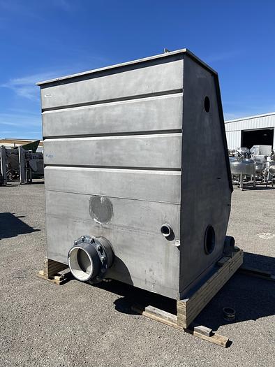 Used HYCOR 60" x 72" x 72"Stainless Steel Wastewater Stationary Screen