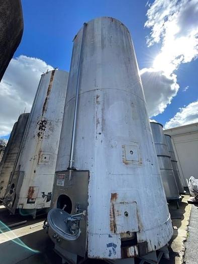 Used 16,000 Gallon Vertical Jacketed/Insulated Stainless Steel Tank