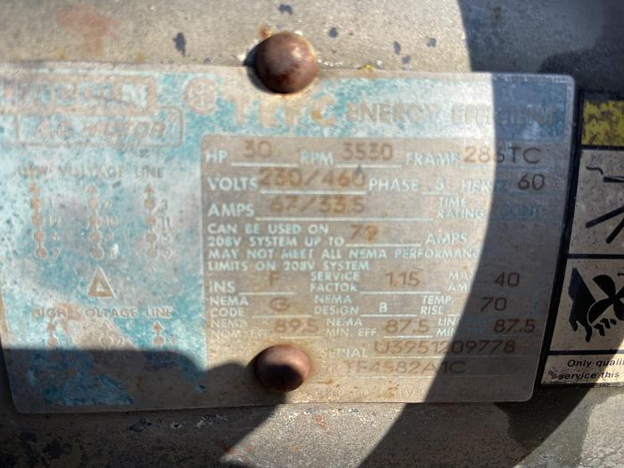 Used Cooker 2"x 4" 30 HP Centrifugal Pump