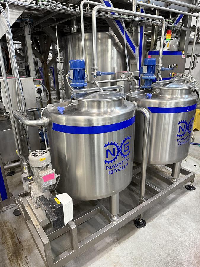 Used Navatta Complete Hot Fill Cup line