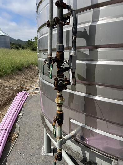 Used 5,395 Gallon Stainless Steel Jacketed White Wine Tanks