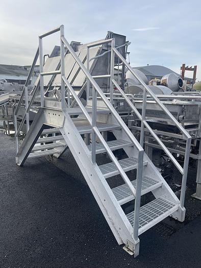Used Stainless Steel Work Platform Stairs
