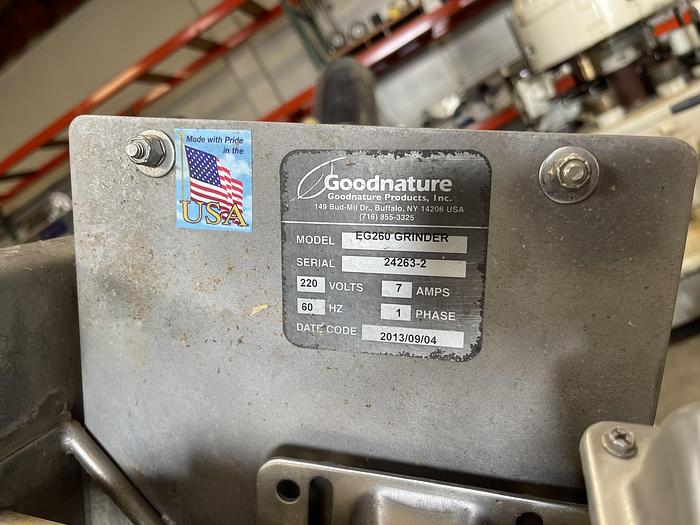 Used GoodNature X-6 Press with EG260 Grinder