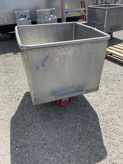 Used Stainless Steel Dump Buggy - Cart