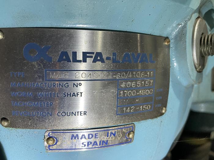 Used Alfa-Laval MAB-204S-24-60/4108-11