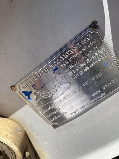 Used Sierra Manufacturing Inc. Stainless Steel Elevator