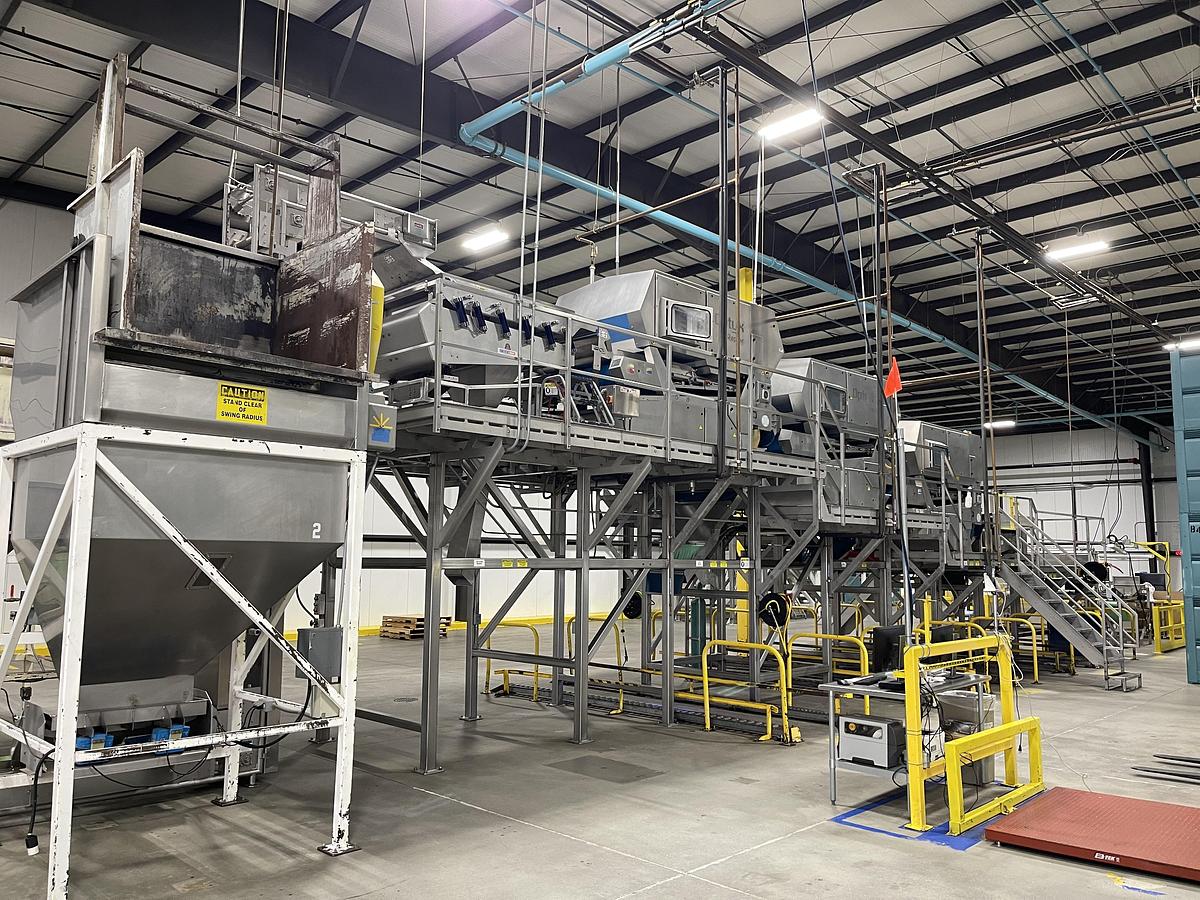 Used Walnut Sorting Line By KEY Optyx