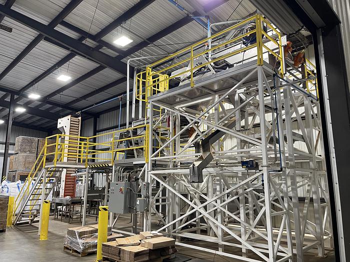 Used Almond Cleaning Line