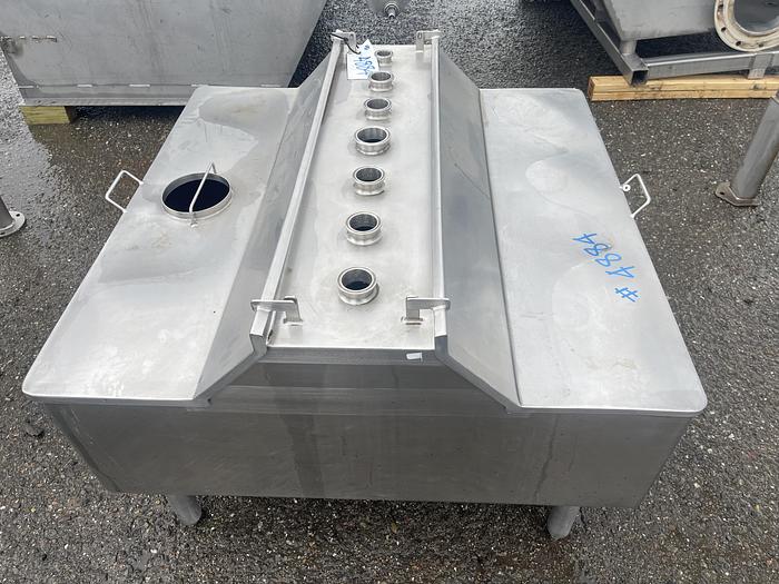 Used 200 Gallon Square Stainless Steel Balance Tank