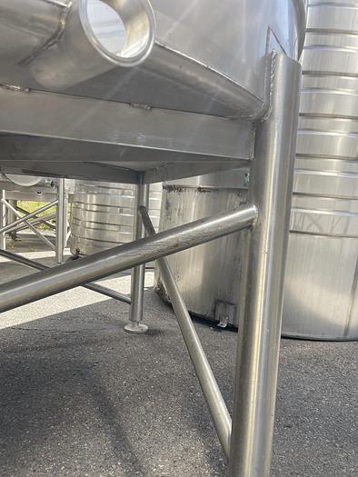 Used 2,626 Gallon Stainless Steel Jacketed White Wine Tanks