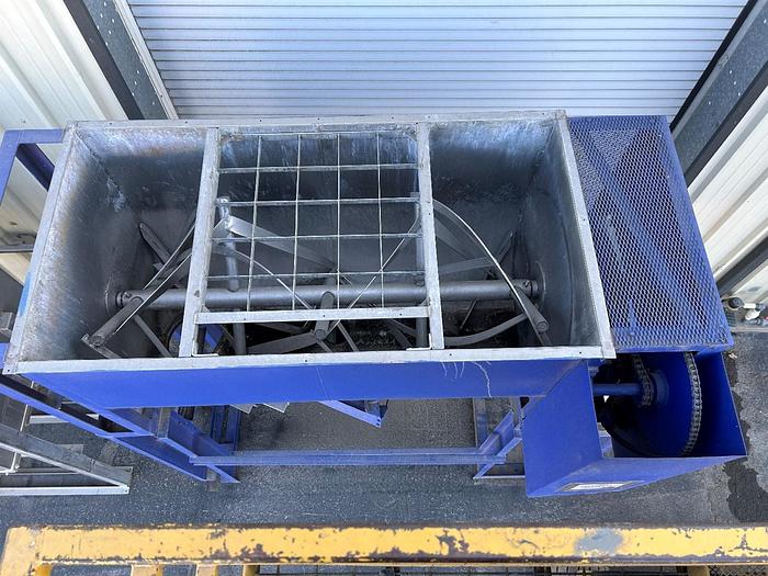 Used 55 cubic feet  Ribbon Mixer