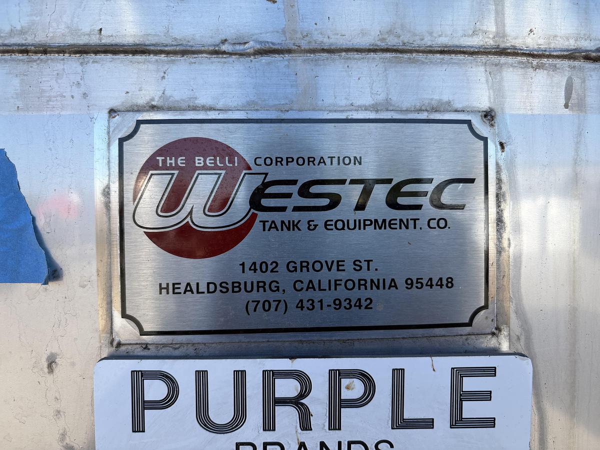 Used 13,951 Gallon Vertical Jacketed Stainless Steel Wine Tanks