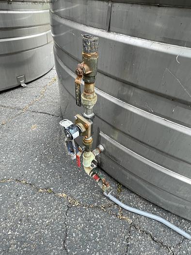 Used 5,483 Gallon Stainless Steel Jacketed White Wine Tanks