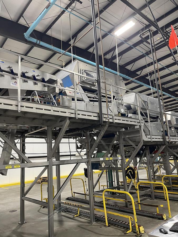 Used Walnut Sorting Line By KEY Optyx