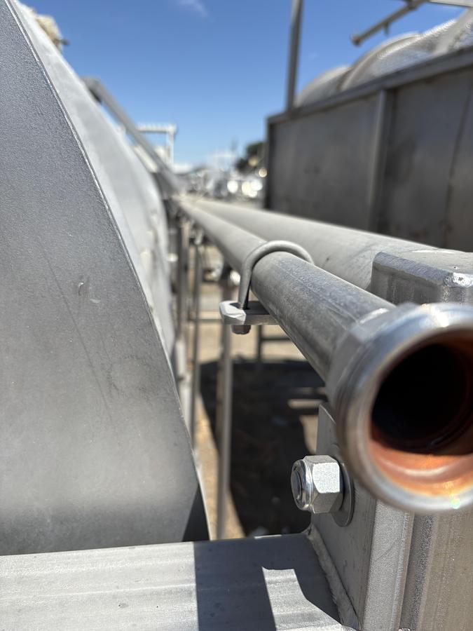 Used Stainless Steel Cleaning Screen 68" Diameter x 12.5' Long