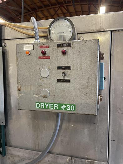 Used Proctor Gas Fired Tray Dryer