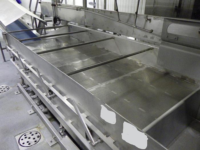 Used 11' Long x 48" Wide Stainless Steel Dewatering Vibratory Shaker