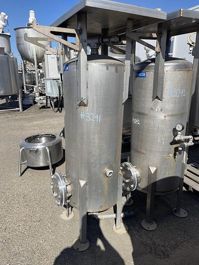 Used 75 Gallon Stainless Steel Vacuum Tank #3241