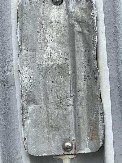 Used Crepaco 800 Gallon Vertical Stainless Steel Mix Tank with Dual Cowles Sawblades Agitation