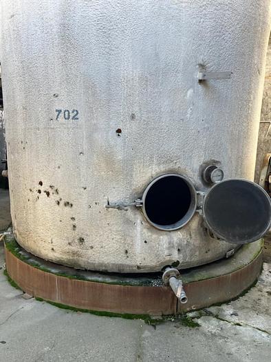 Used 8,500 gallon Stainless Steel Storage Tanks (two identical-mirrored)