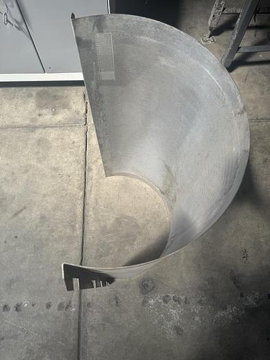 Used FMC 100 Pulper -Finisher Screen Size .070