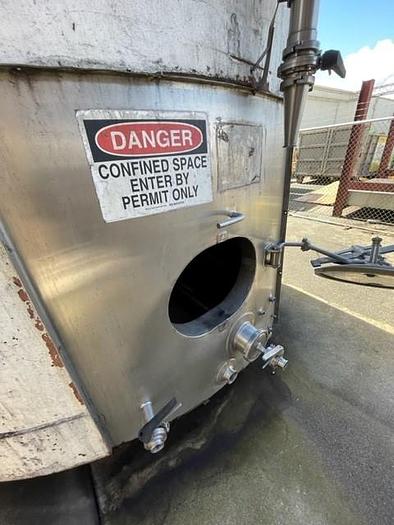 Used 16,000 Gallon Vertical Jacketed/Insulated Stainless Steel Tank