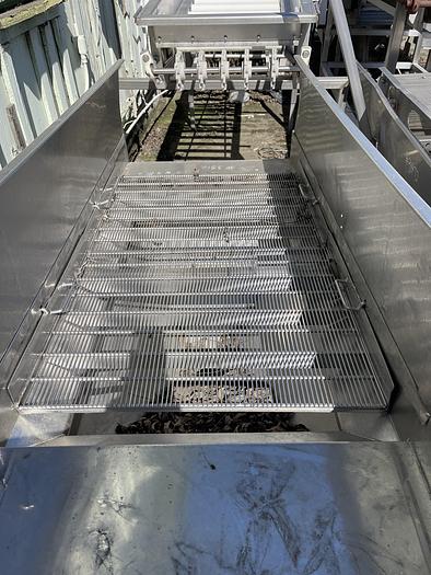 Used Commercial Mfg. 30'' Wide x 78'' Long Stainless Steel Dewatering Shaker