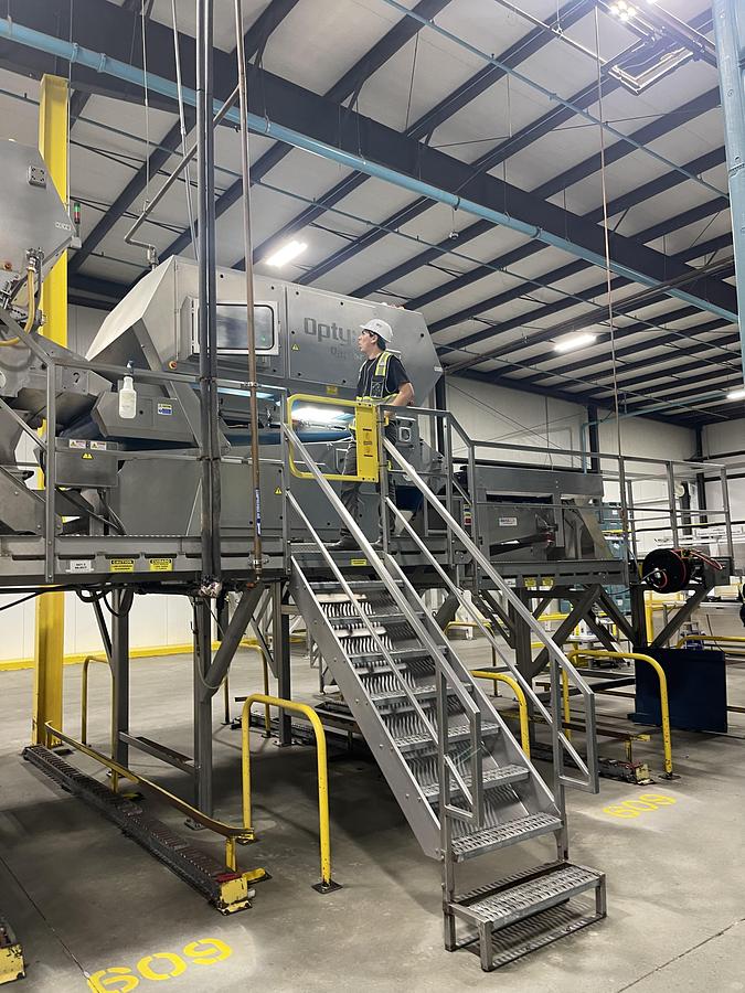 Used Walnut Sorting Line By KEY Optyx