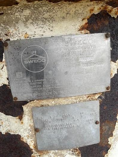 Used 60" ASAP Dual Deck Sweco Shaker Sifter