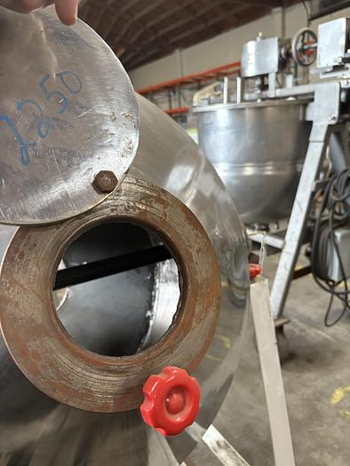 Used Stainless Steel Double Cone Mixer #2250