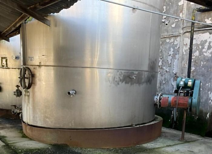 Used 10,360 gallon Stainless Steel Storage Tanks
