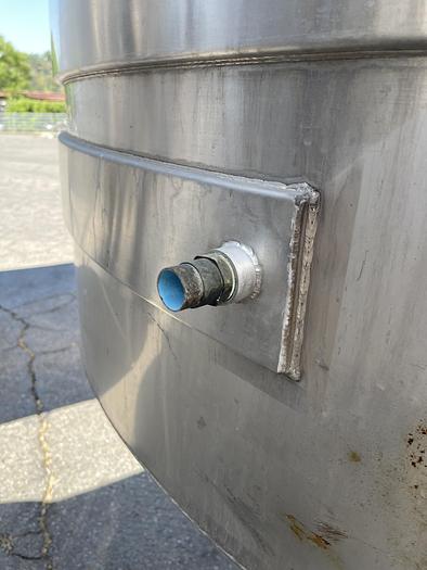 Used 2,626 Gallon Stainless Steel Jacketed White Wine Tanks