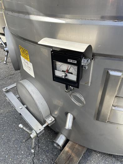 Used 4,589 Gallon Stainless Steel Jacketed White Wine Tanks