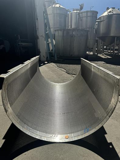 Used FMC 100 Pulper -Finisher Screen