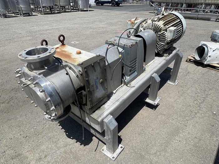 Used Fristam Model FKL 600 6" x 6"  Positive Displacement Pump