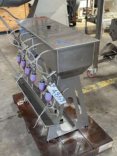 Used 6 Head Stainless Steel Wine Gravity Filler