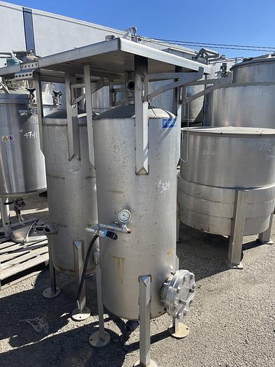 Used 75 Gallon Stainless Steel Vacuum Tank #3241