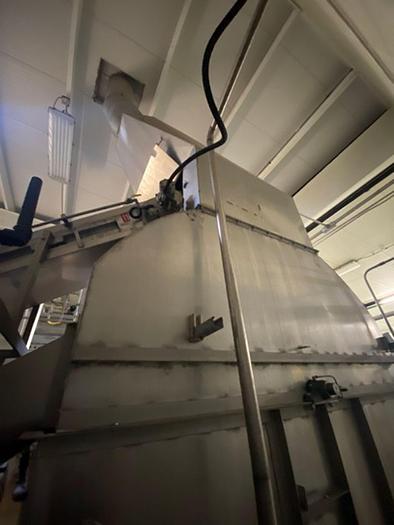 Used Stainless Steel Lye Peeler with Rotary Stainless Steel Tumbler