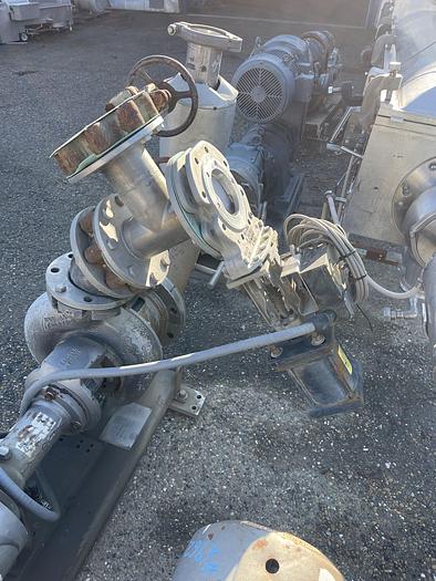 Used Vaughan Chopper Pump 4"x 8" Flanged Inlet Outlet