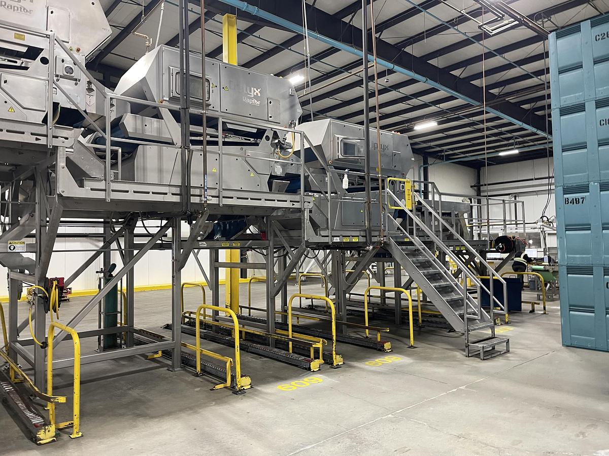 Used Walnut Sorting Line By KEY Optyx