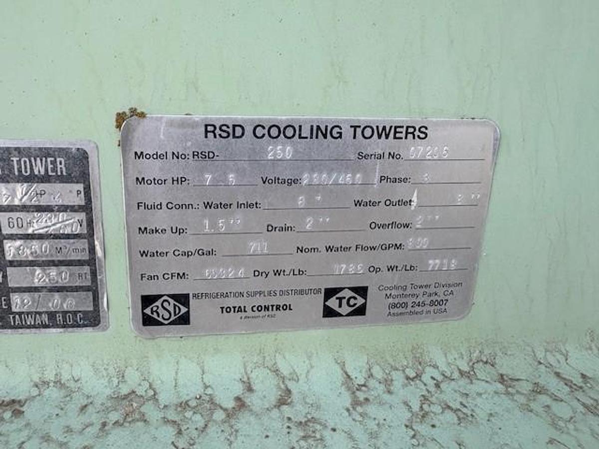 Used RSD Cooling Tower Model 250