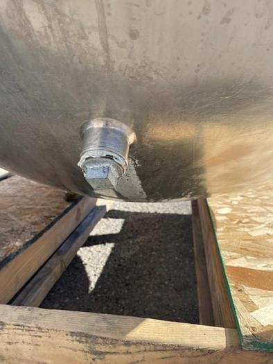 Used Groen 300 Gallon Type 316 Stainless Steel Jacketed Steam Mix Kettle with Scrape Surface Agitation